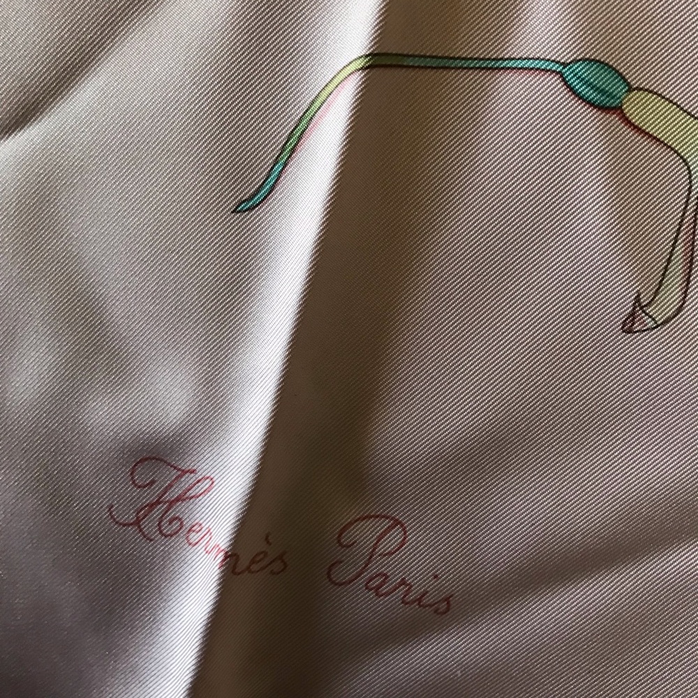 100% silk HERMES SCARF - Picture 4 of 15